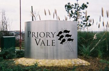 Three dimensional Entrance sign
