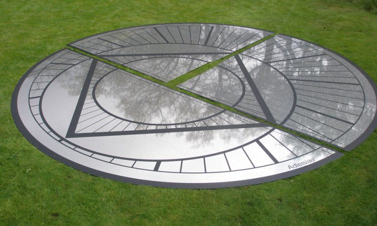 Very large clock components laser cut then etched