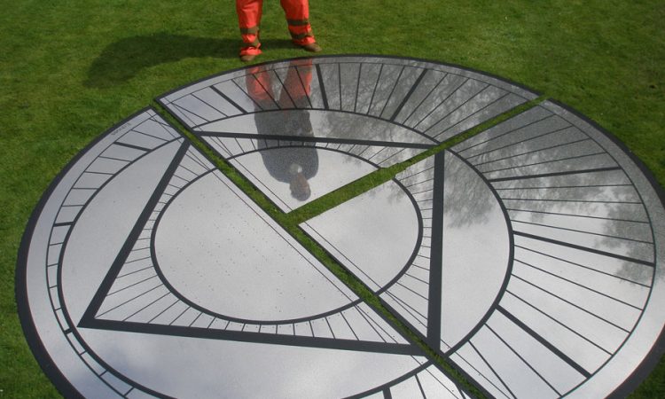 Very large clock components laser cut then etched