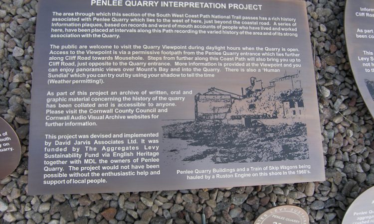 Bronze for Penlee Quarry
