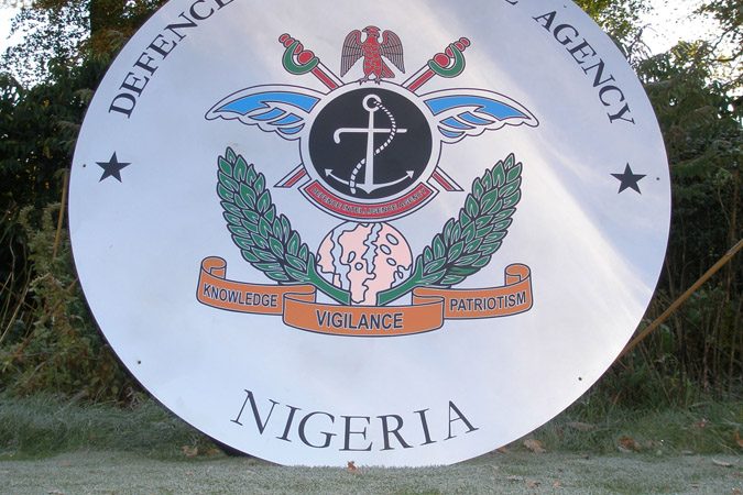 Five foot diamater stainless steel signs