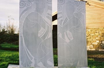 Cinema doors in stainless steel for Norway