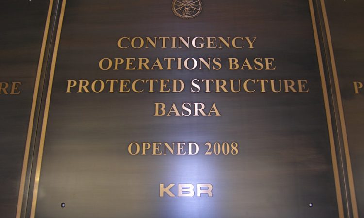 One of Four 3mm x 610mm square Bronze