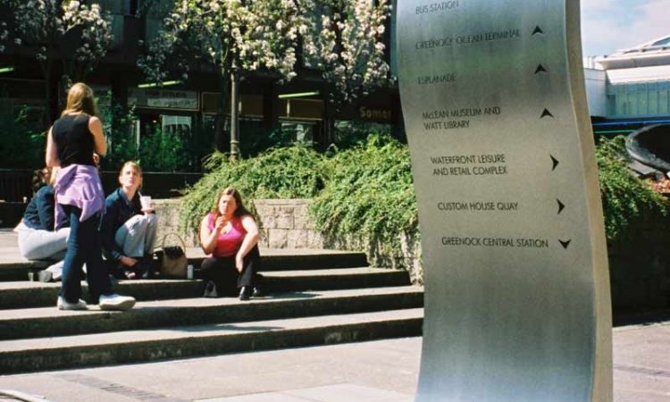 One of six in Greenock town centre