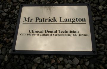 Polished Brass on Perspex mount