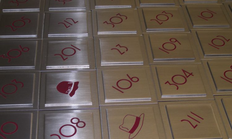 Stainless Steel Squares on Squares