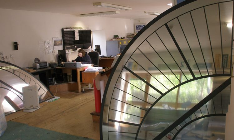 Very large clock components laser cut then etched