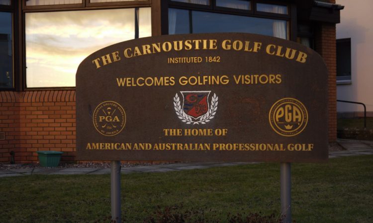 Engraved Bronze with Gold Infill. This sign is about 15 years old