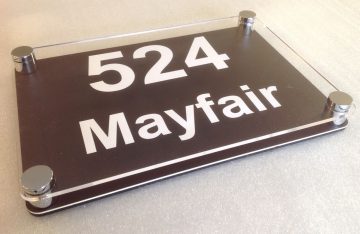 260mmx180mm Perspex Sign