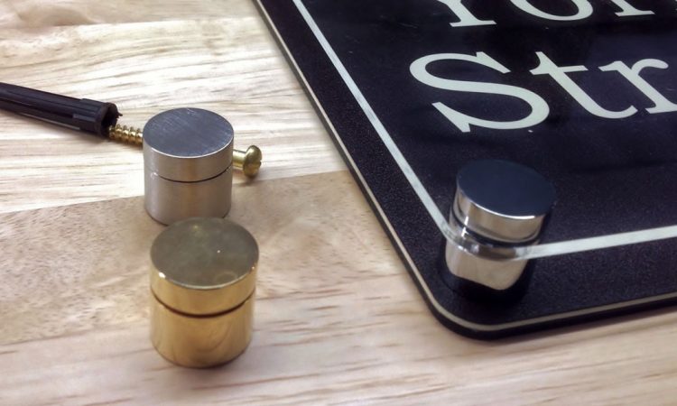 Side view of House & Perspex Signs