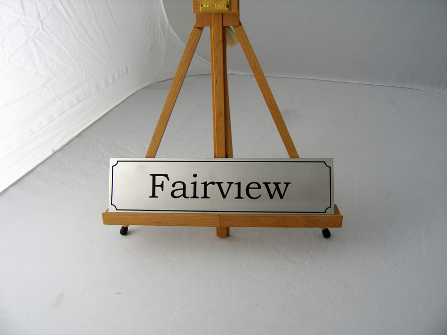 stainless steel house sign. stainless steel house signs