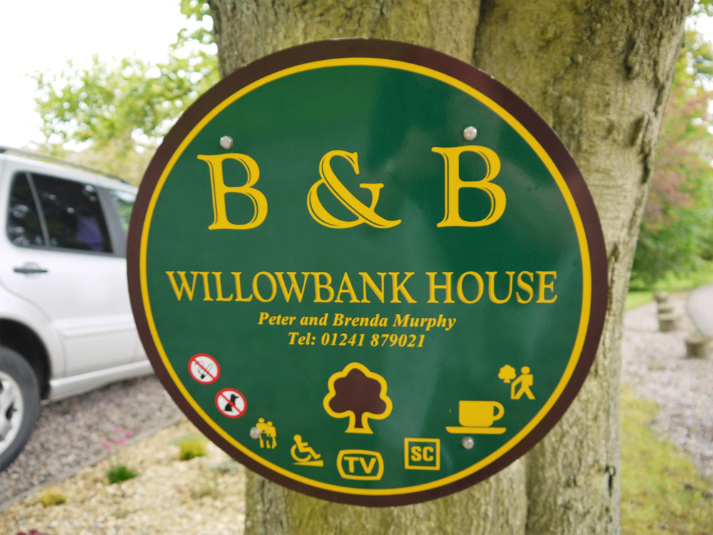 House sign ideas - foamex sign with vinyl